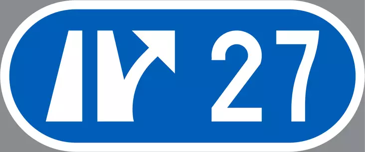 F34 ERITASOLIITTYMÄN NUMERO - F Opastusmerkit - 101470P - 1