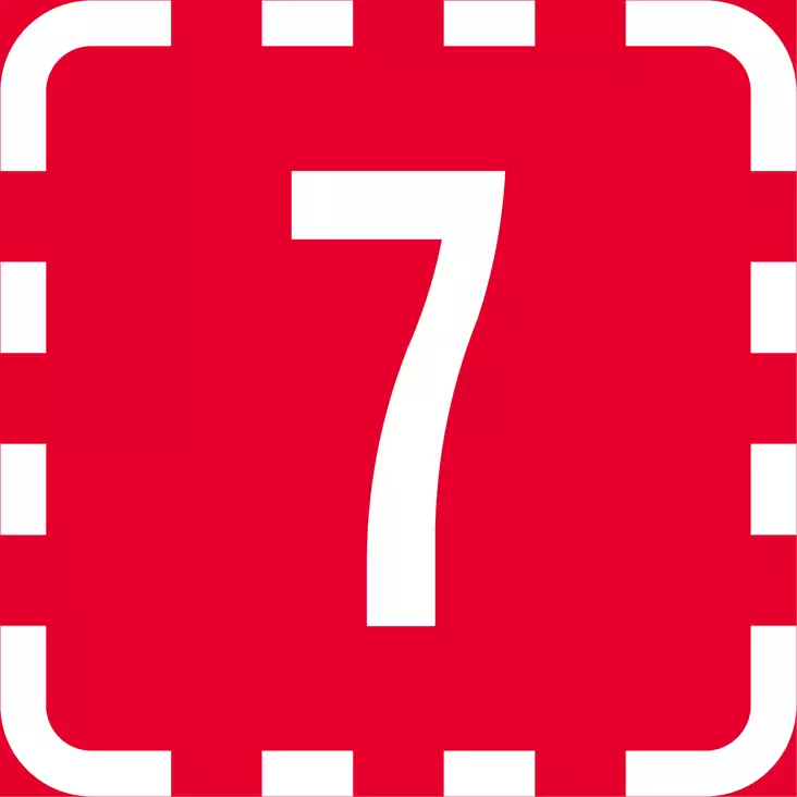 F35 OPASTUS NUMERON TARKOITTAMALLE TIELLE - F Opastusmerkit - 101473P - 1