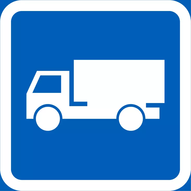 F50 TIETYLLE AJONEUVOLLE TARKOITETTU REITTI - F Opastusmerkit - 101566P - 1