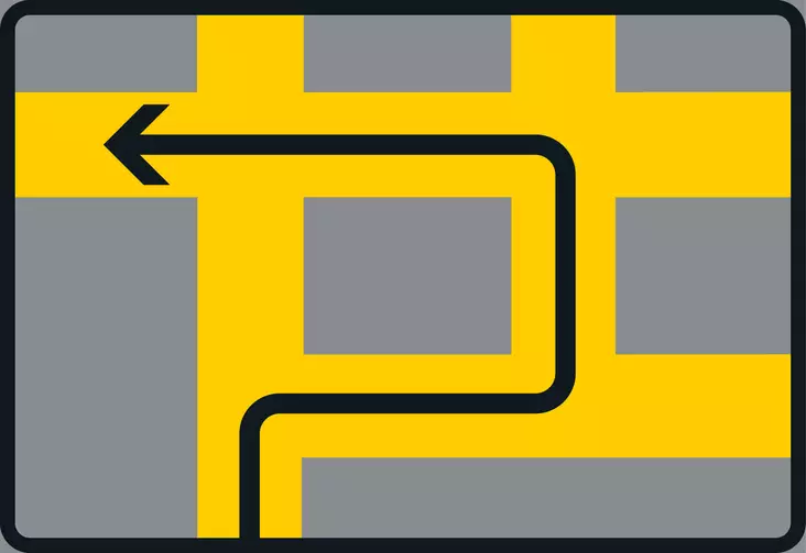 F6 AJOREITTIOPASTUS - F Opastusmerkit - 101302P - 1