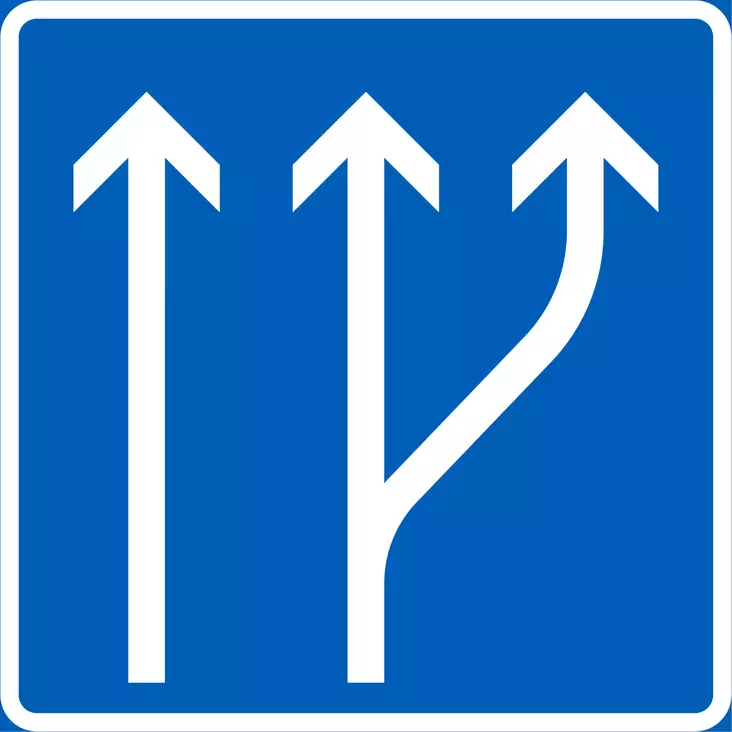 F7.4 AJOKAISTAOPASTUS - F Opastusmerkit - 101323P - 1