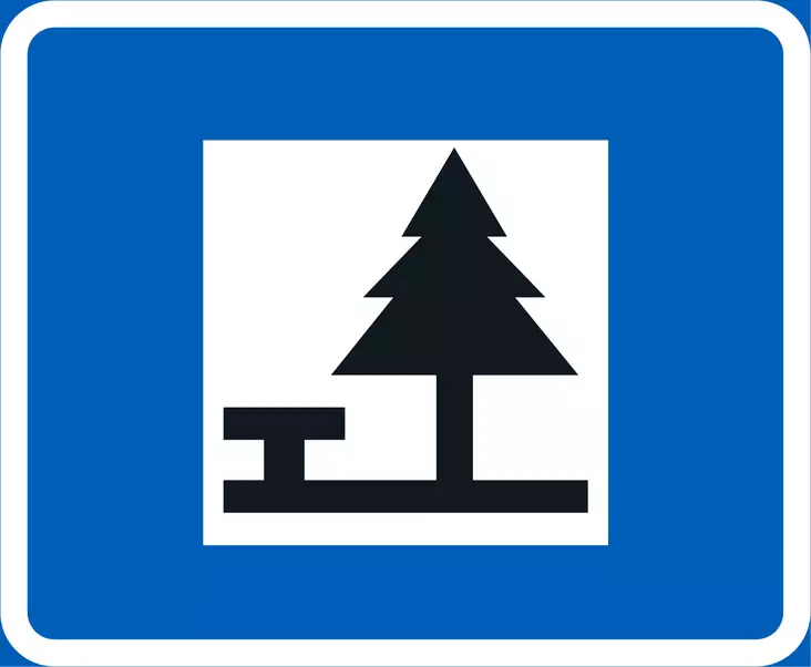 G19 LEVÄHDYSALUE - G Palvelukohteen opastusmerkit - 101767P - 1