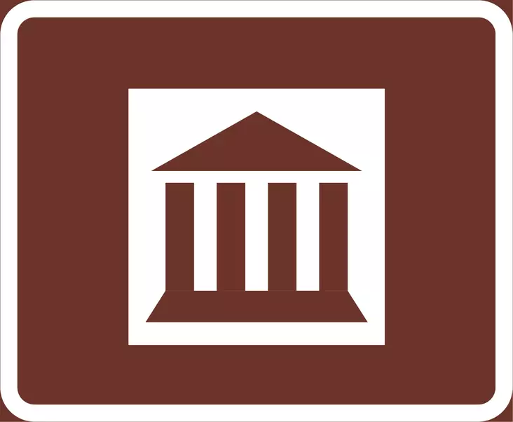 G23 MUSEO TAI HISTORIALLINEN RAKENNUS - G Palvelukohteen opastusmerkit - 101779P - 1