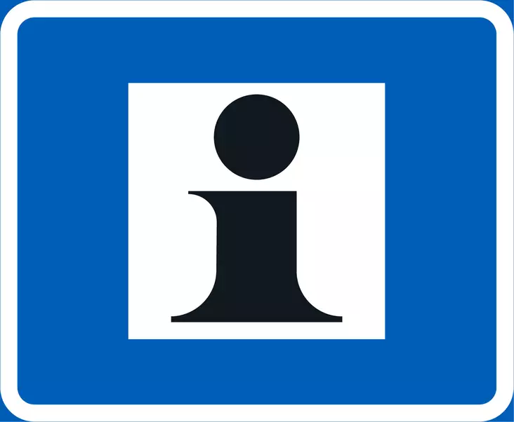 G7 OPASTUSPISTE - G Palvelukohteen opastusmerkit - 101722P - 1