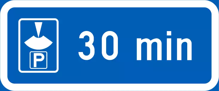 H19.1_2 PYSÄKÖINTIAJAN ALKAMISEN OSOITTAMISVELVOLLISUUS - H1-H23 Lisäkilvet - 102088P - 1