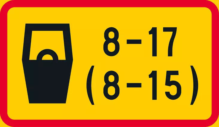 H20 MAKSULLINEN PYSÄKÖINTI - H1-H23 Lisäkilvet - 102094P - 1